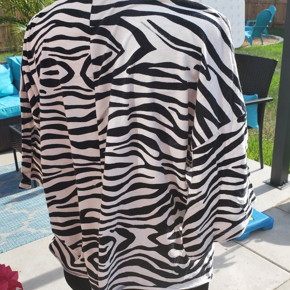 Grayson Threads Zebra Crop Top - Picture 2 of 9